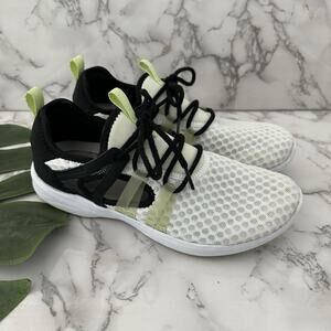 Vionic White Black Lime Mesh Sneakers